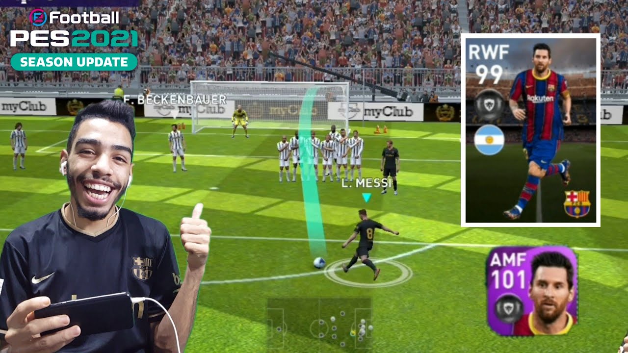 MESSI 101 RATED REVIEW 🔥 Overpowered FREE CARD 😱 PES 2021 MOBILE