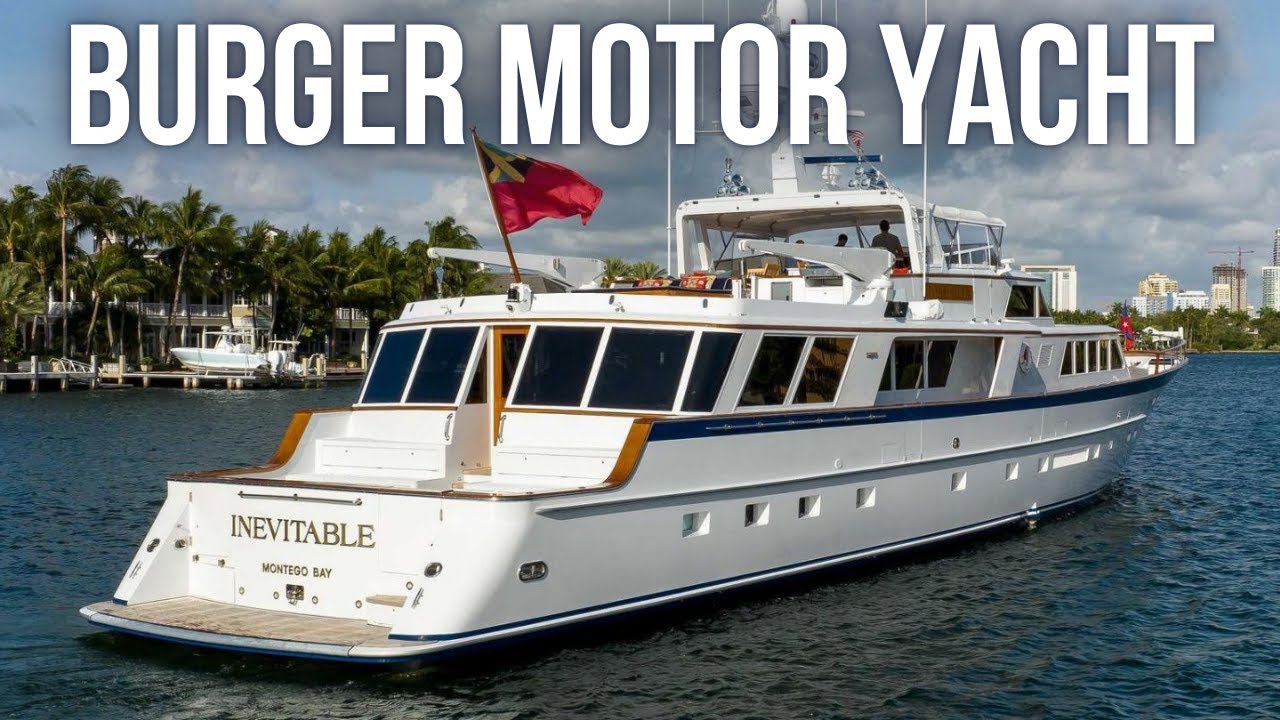 Тур на суперяхте Burger SuperYacht 118 футов 1985 года | Загляните внутрь этой классической амери...