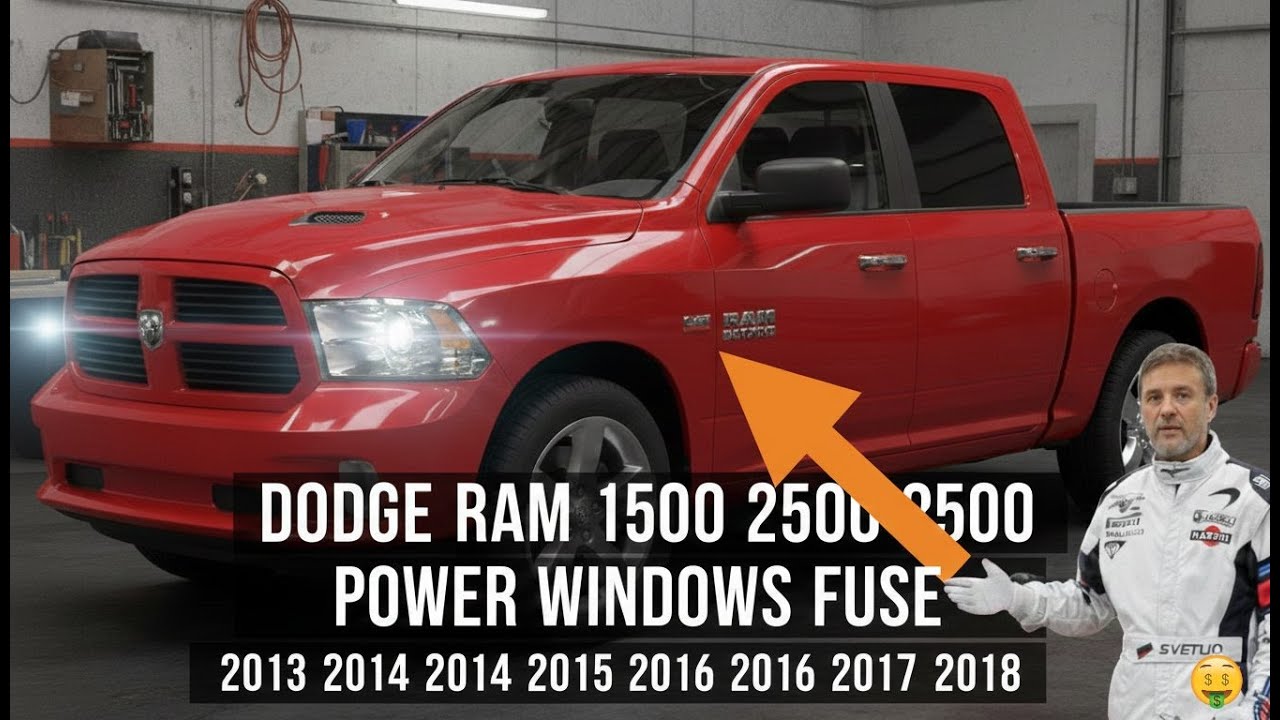 Не работают стеклоподъемники в автомобилях Ram 1500/2500/3500? Проверьте этот предохранитель в пе...