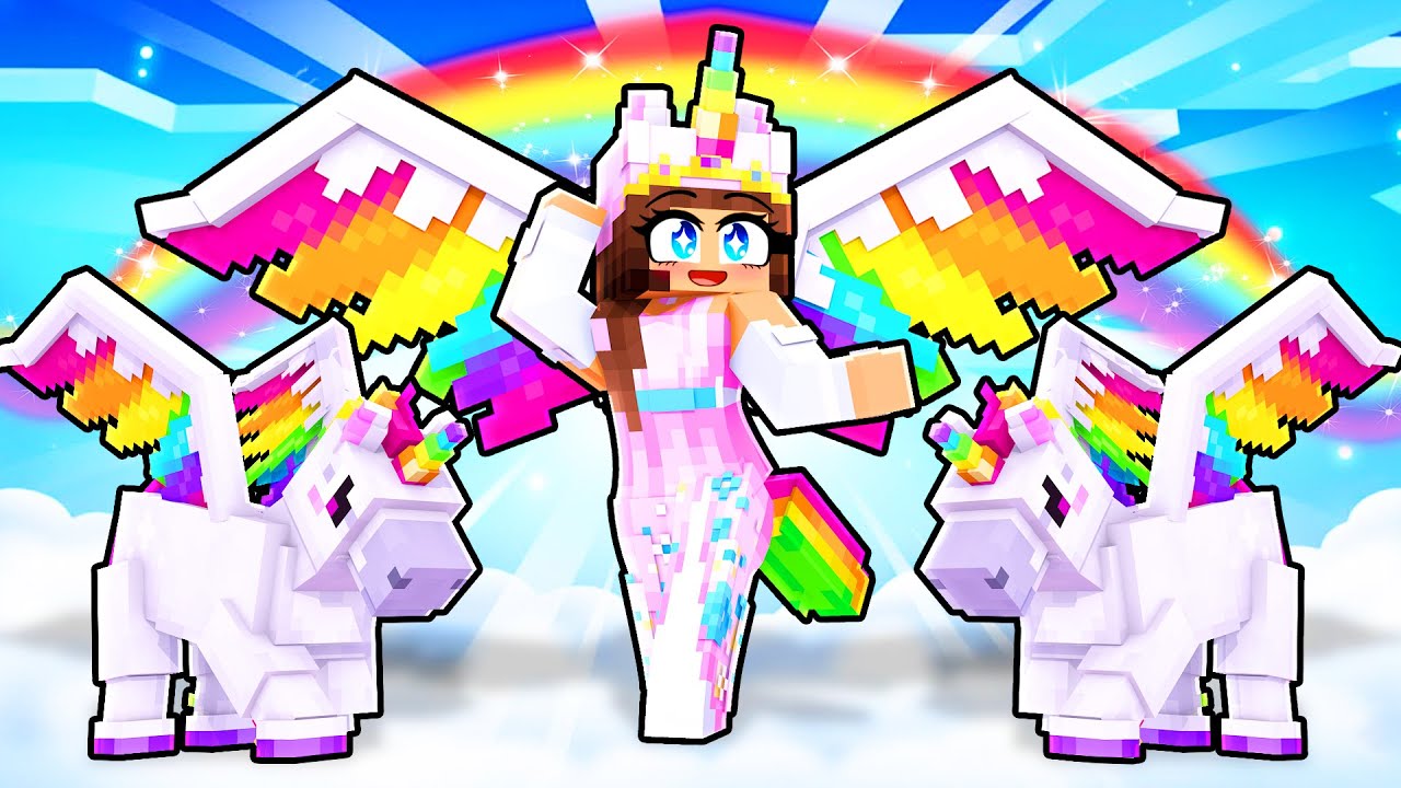 Miika VIROU a RAINHA dos UNIC&Oacute;RNIOS no Minecraft ◂Miika▸