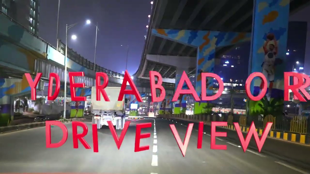 Hyderabad Outer Ring Road Night Drive | 4K Scenic Drive View | ORR Hyderabad 2026