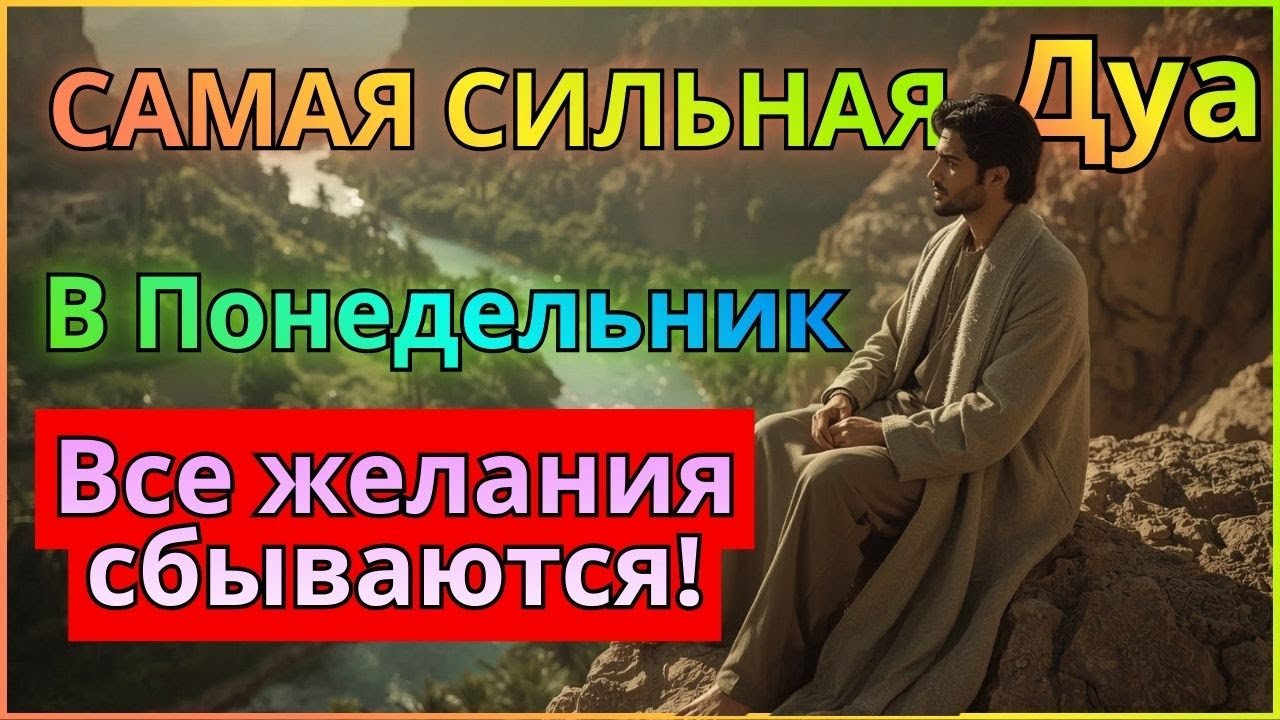 Самая сильная дуа во Понедельник! Ризк, богатство, успех, счастье!