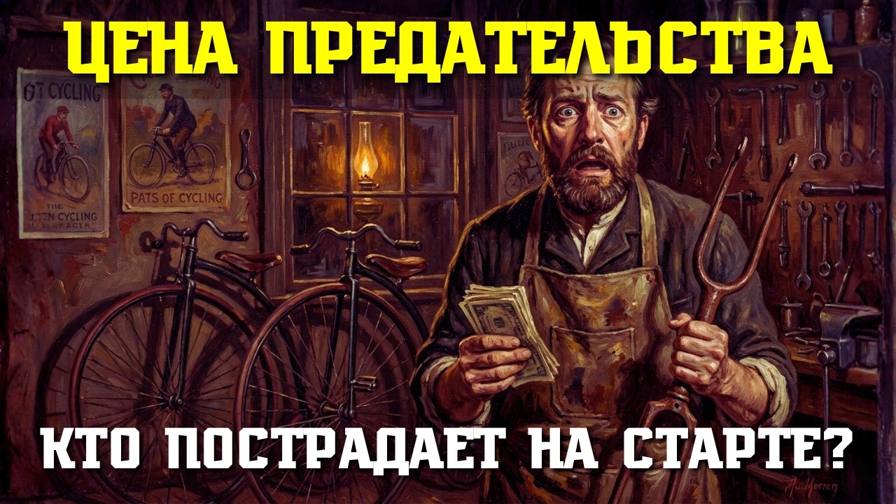 МЕХАНИК меняет ВЕЛОСИПЕДЫ, но гонщики снова МЕНЯЮТСЯ ими на СТАРТЕ | Ирония судьбы