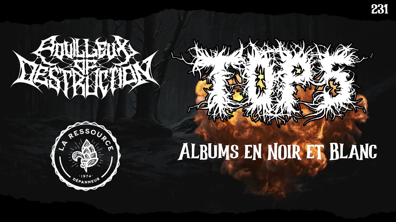 Pouilleux of Destruction - Ép.231  Top.5 Albums en Noir et Blanc