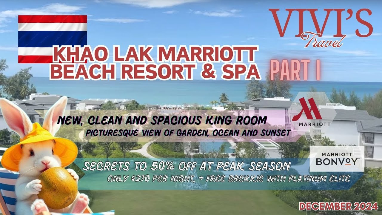 5⭐ Khao Lak Marriott Beach Resort: Spa Bliss, Sunset & Hacks for $270 per night btwn Xmas & New Year