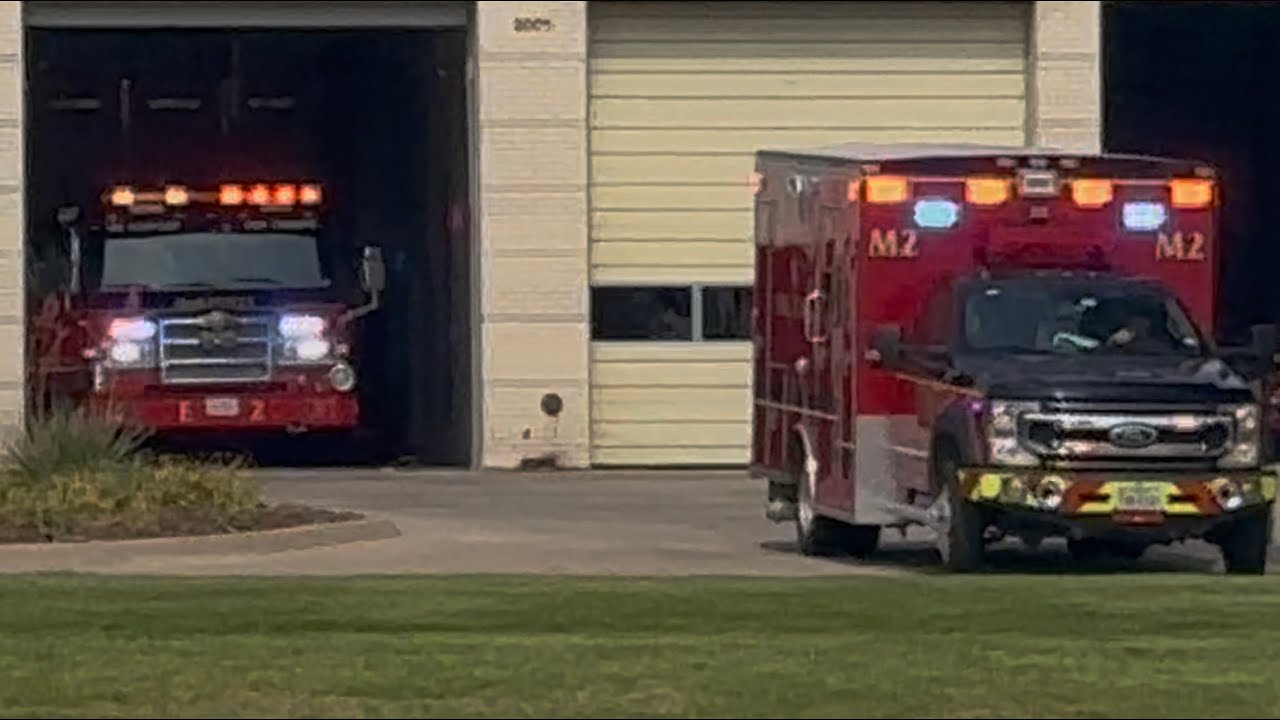 (Federal Q + Airhorn) McKinney Fire Department Fire Station 2 Full House Response 5/15/25