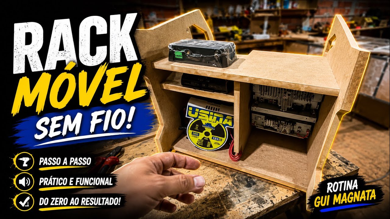 Rack móvel grande personalizado
