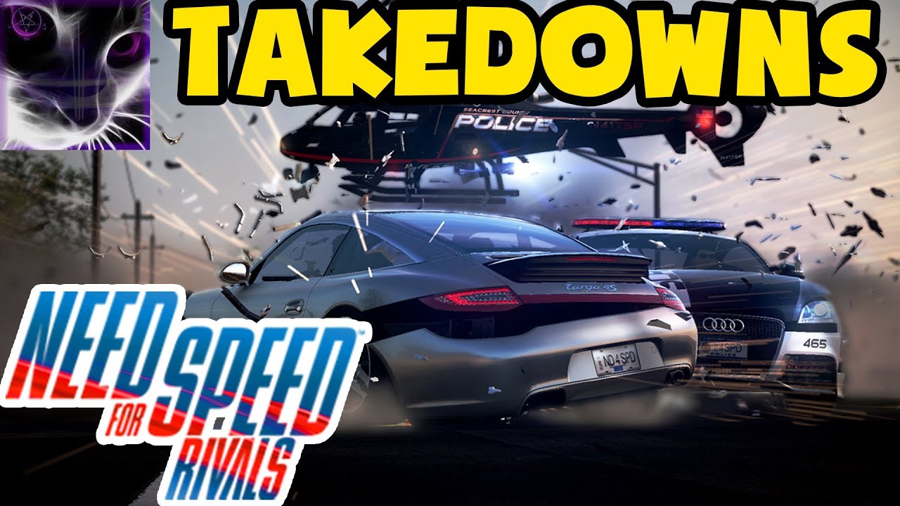 NFS Rivals TAKEDOWNS MONTAGE #1 as Cop
