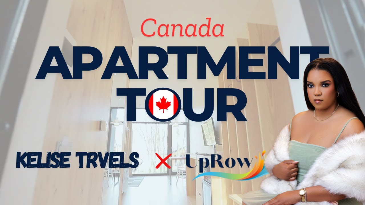 Edmonton Townhouse Apartment Tour | 2-Bed, 1-Bath | Kelise Travels x UpRow