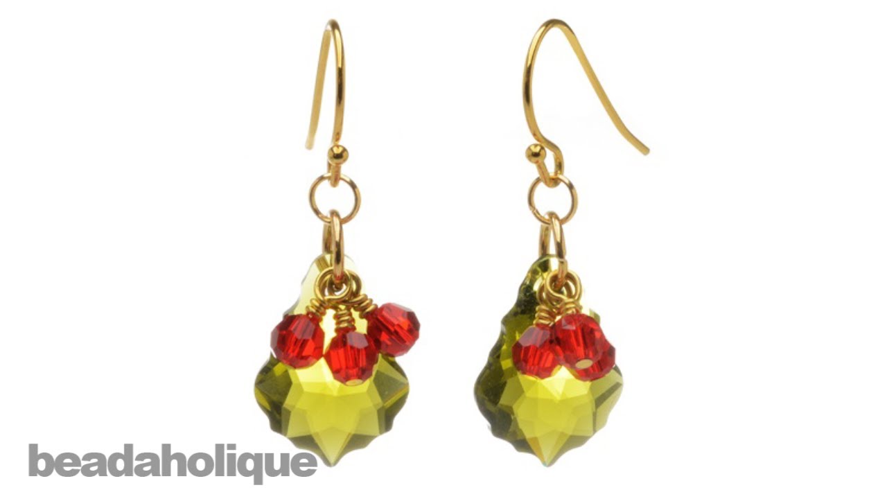 Instructions for Making the Holly Berry Earring Kit