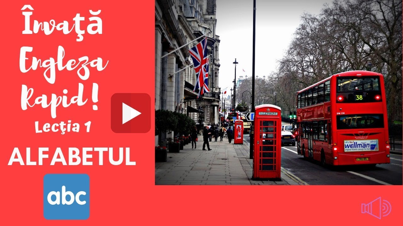 ENGLEZĂ ÎNCEPĂTORI | ALFABETUL LIMBII ENGLEZE