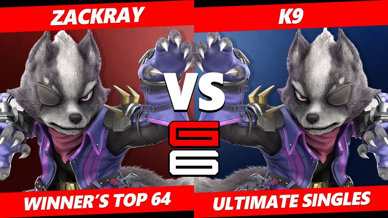 Genesis 6 SSBU - GW | ZackRay (Wolf) VS K9 (Wolf) Smash Ultimate Winner's Top 64