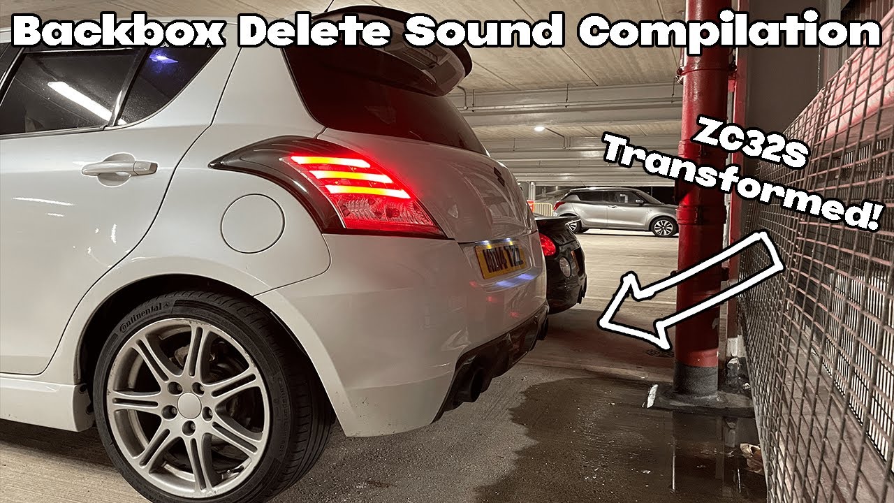 Swift Sport Backbox Delete Sound Compilation! Sounds Perfect (ZC32S)