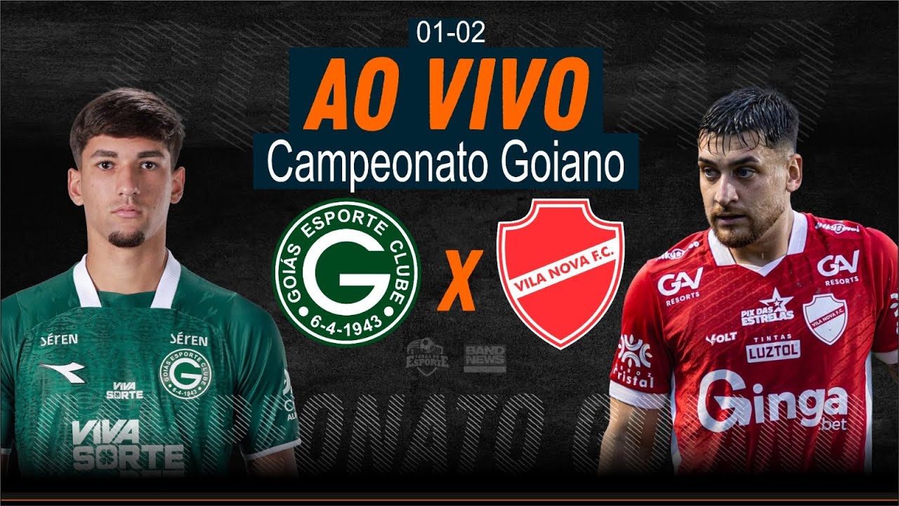 Goiás x Vila Nova - AO VIVO - Campeonato Goiano - 01/02/2026