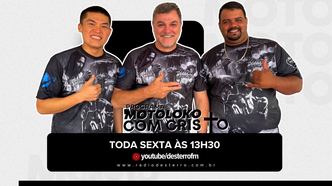 PROGRAMA MOTOLOKO COM CRISTO | 06.03.2026 | DIÁCONO FABIO PAVAN, RODRIGO NAITO, HIAGO MOTOBOY