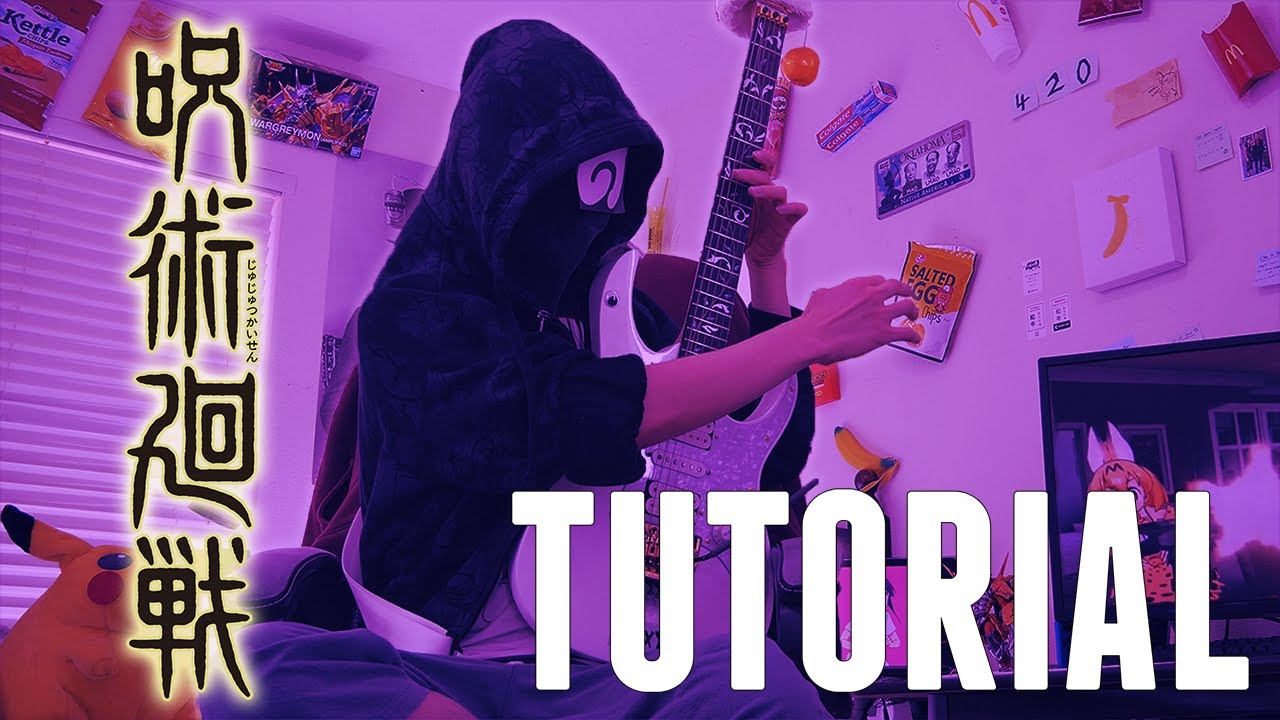 [TUTORIAL] Jujutsu Kaisen - Opening 2 Full『VIVID VICE』by Who-ya Extended Guitar Cover 呪術廻戦 OP2