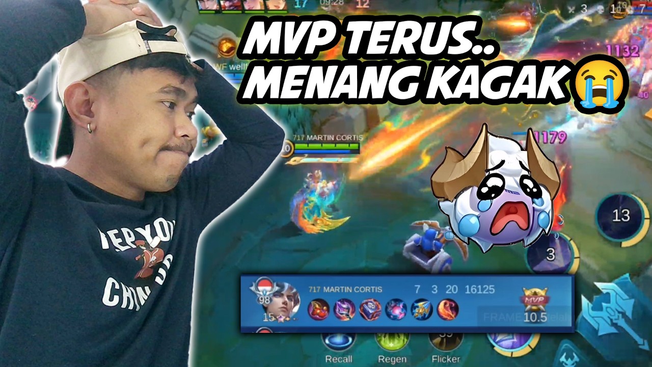 MVP TERUS, MENANG KAGAK ! BEGINI NASIB SOLO RANK ! - MOBILE LEGENDS