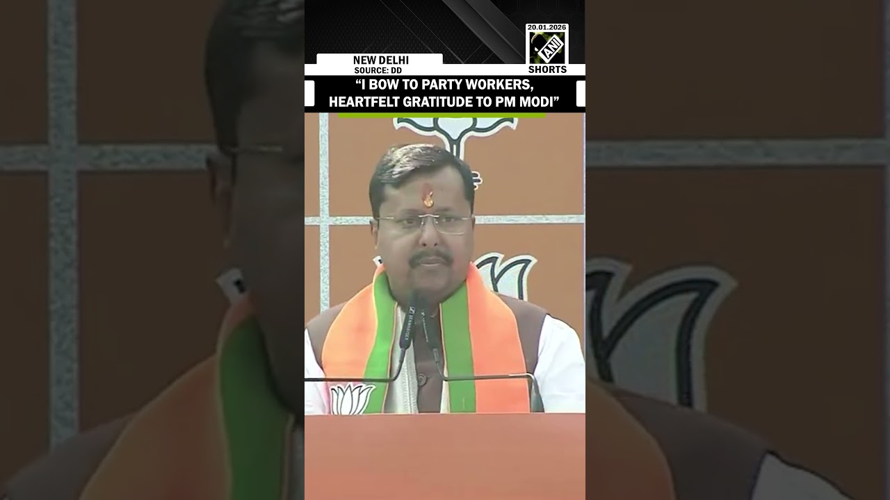 New BJP chief thanks party workers and PM Modi for support and guidance