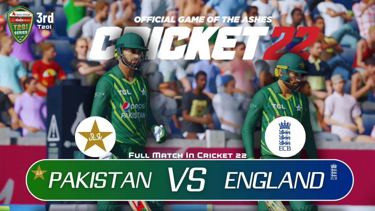 England vs Pakistan | 3rd T20I | Full Match In Cricket 22