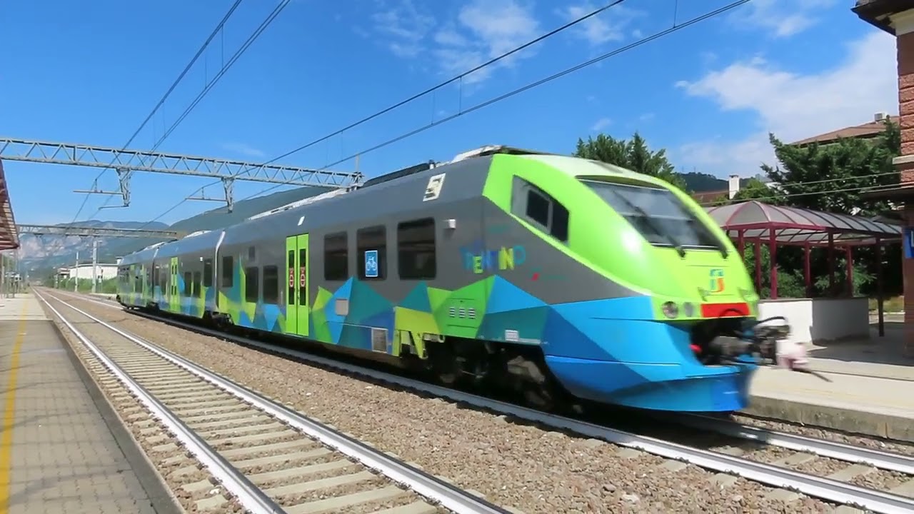 Treni lungo la Val d'Adige e la rampa sud del Brennero
