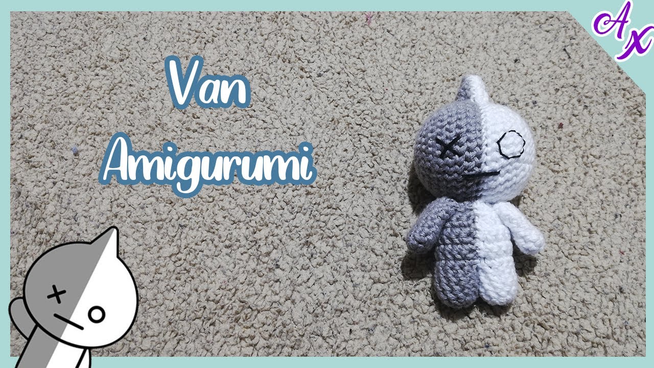 💞 Van (BTS/BT21) | Tutorial amigurumi paso a paso en español
