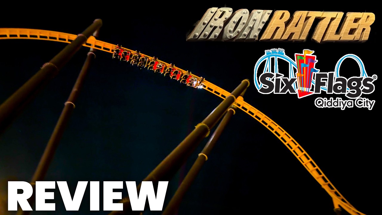 Is Iron Rattler the BEST Tilt Coaster?! | Six Flags Qiddiya City Ride Review