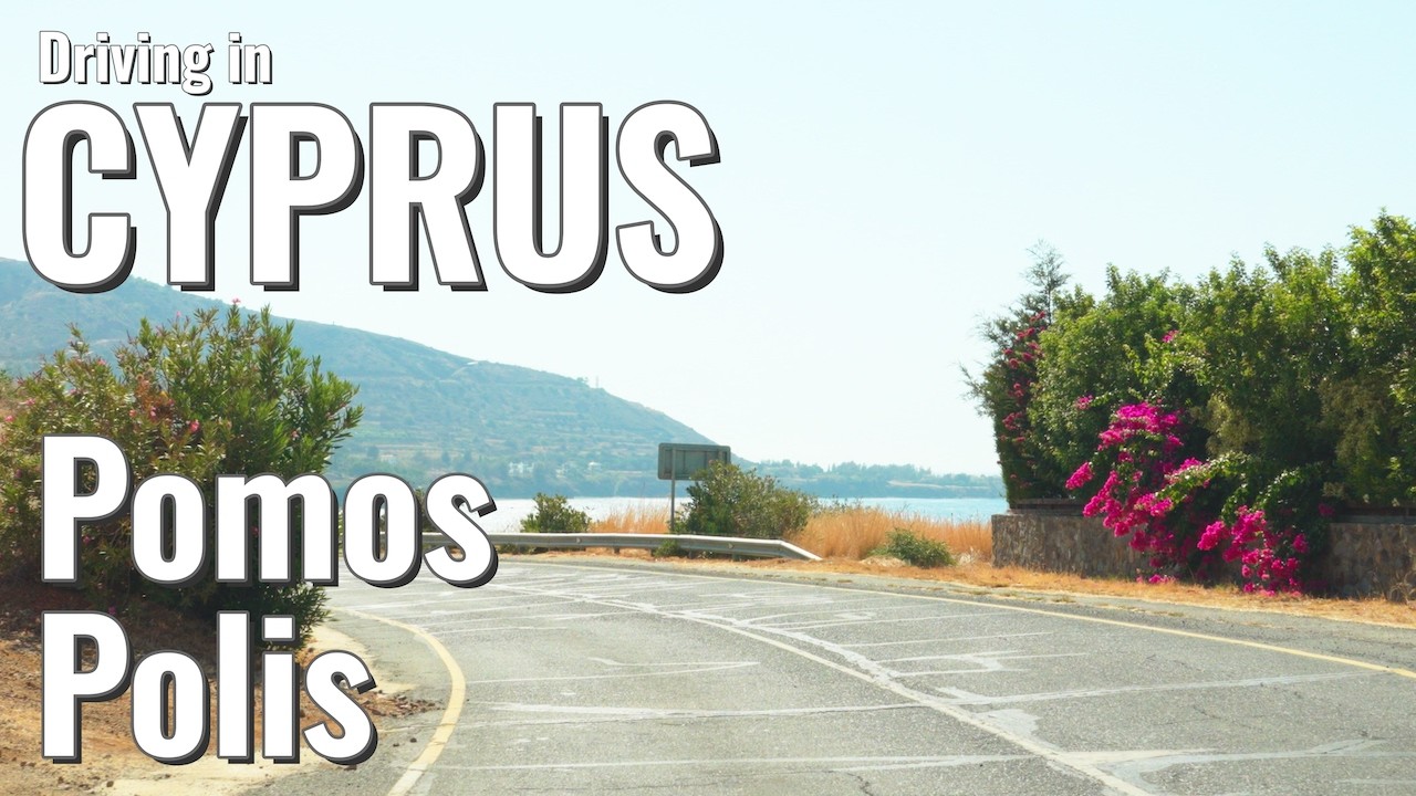 4K POV Driving from Pomos to Polis - Cyprus