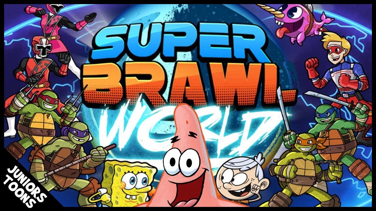 Super Brawl World | Nickelodeon Games | #spongebob  JUNIORS TOONS