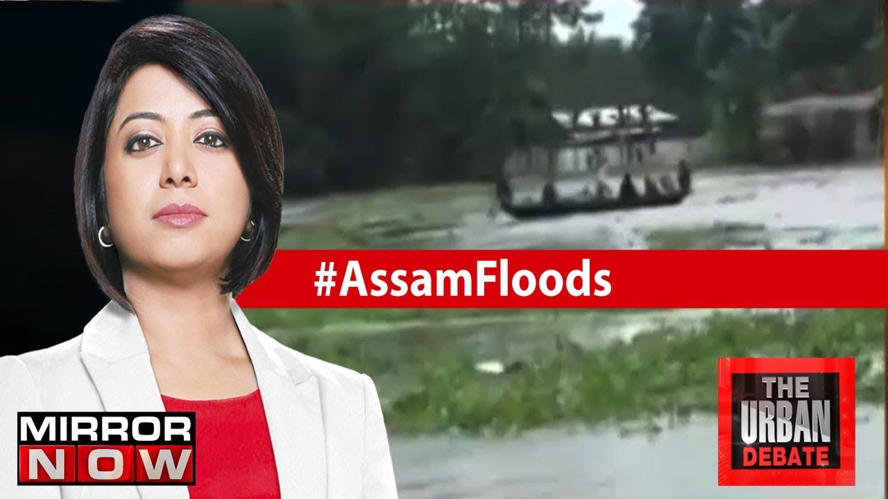 Floods wreak havoc in Assam, 28 districts affected | The Urban Debate with Faye D'souza