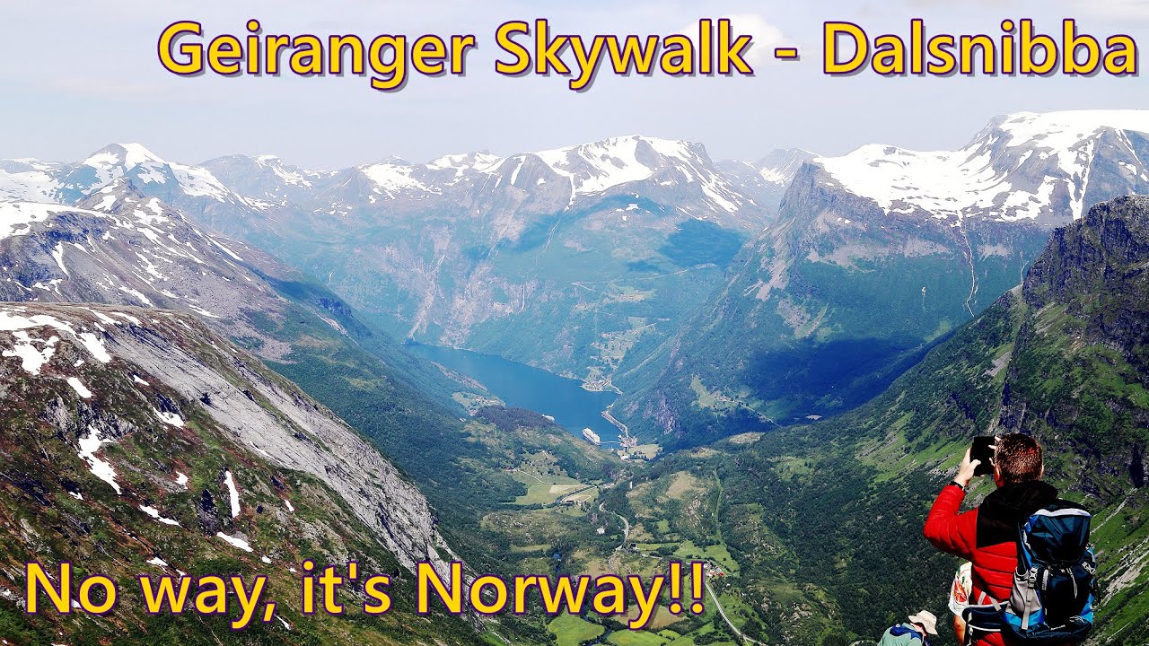 Dalsnibba - Geiranger Skywalk, Europe's highest fjord view from a road. No Way, It's Norway Part 8