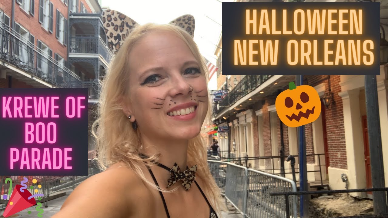 Halloween in New Orleans + Krewe of Boo Parade | Solo Female Van Life 🎃🎉