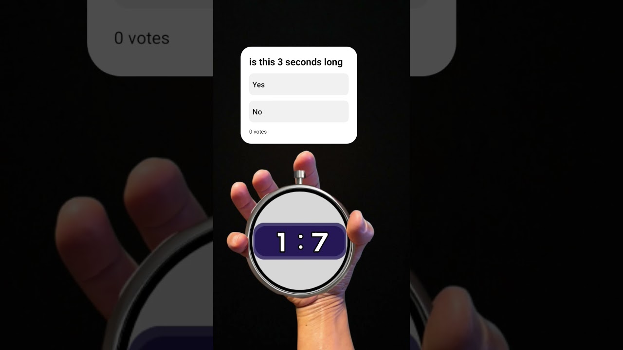 is this 3 seconds long or not # Reaction with us #