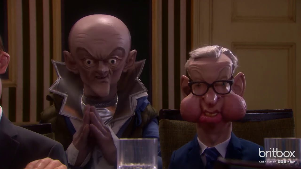 Moments before Dominic Cummings left Number 10 | Spitting Image on BritBox