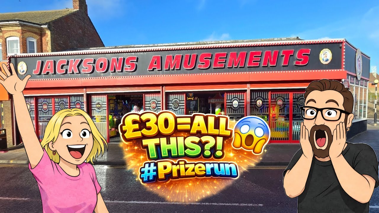 &pound;30 Won Us So Many Prizes at Jacksons Mablethorpe! | #PrizeRun