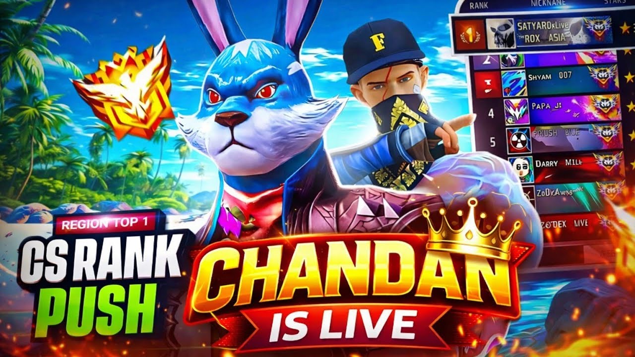 🔴[Live Free Fire New Rank Season Rank Push Live !! #freefire #gaming