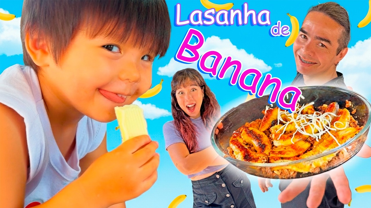 Essa LASANHA DE BANANA virou a favorita da família! 🍌❤️ (receita fácil)