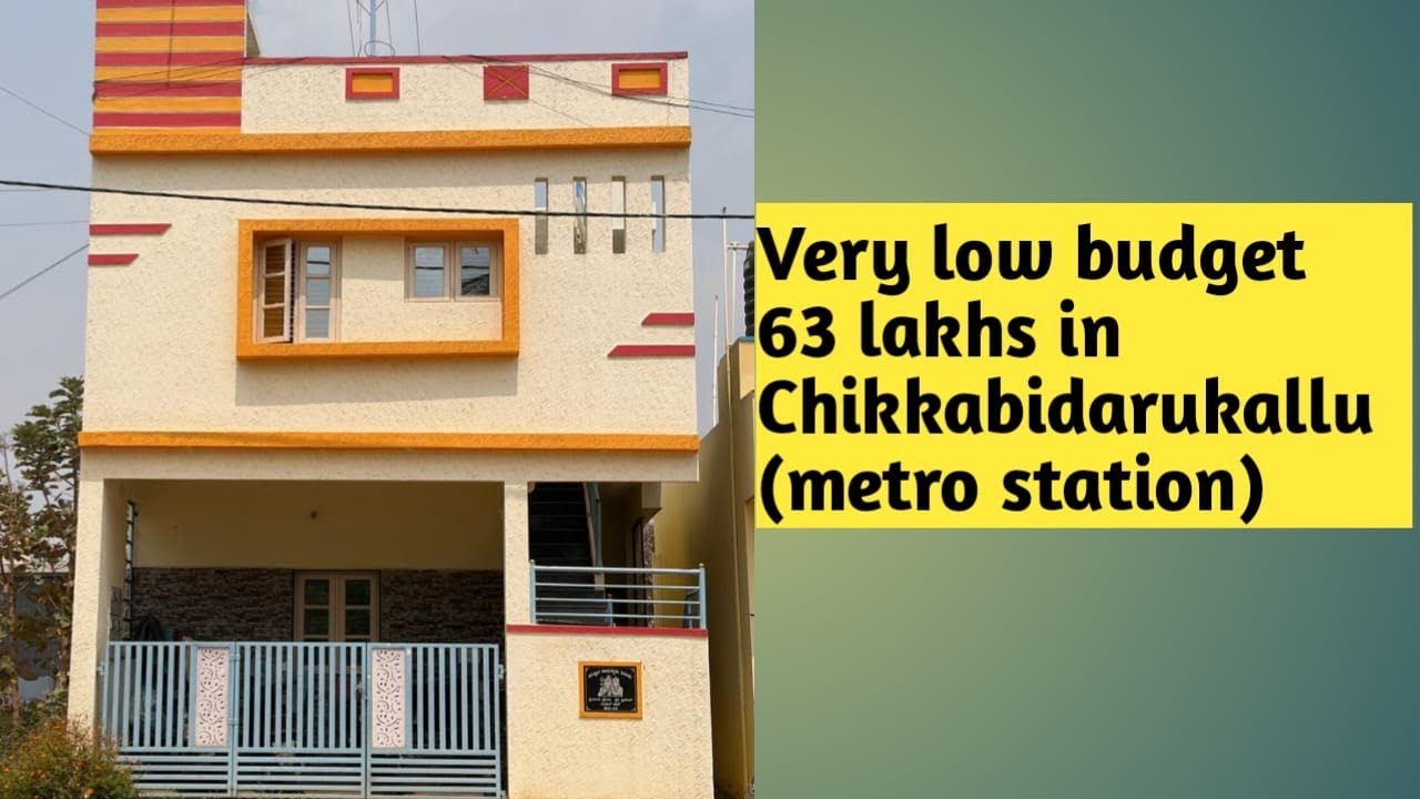  Very low price house E Khatha for sale near  metro 2 km Thippenalli 63 lakhs final 20/30