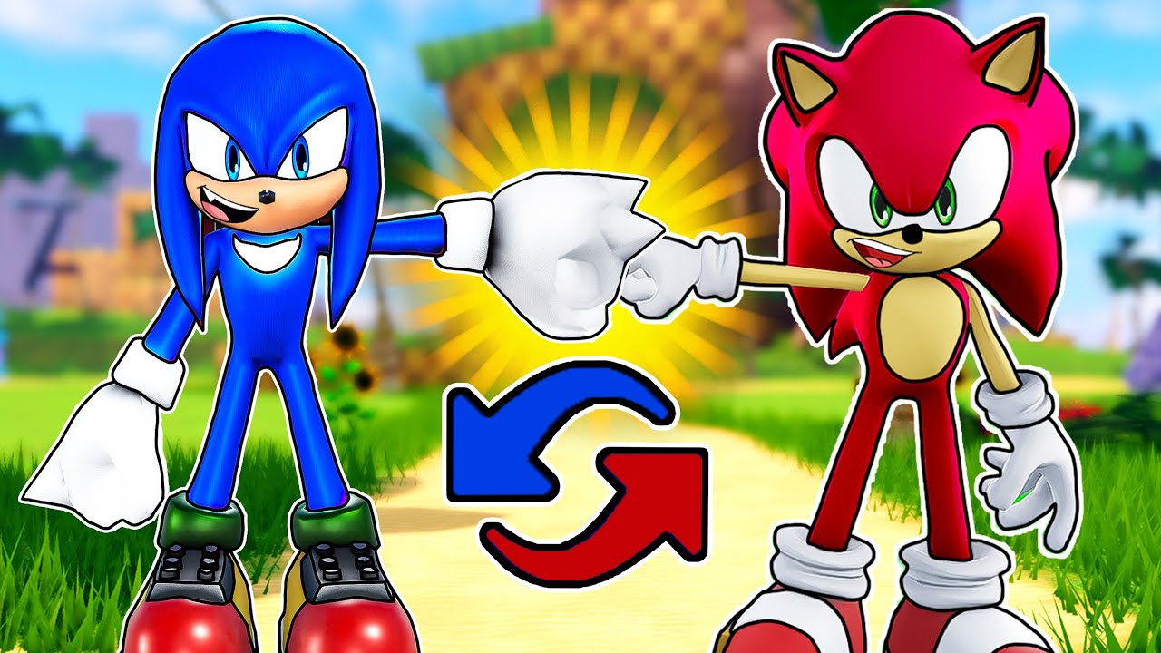 Sonic and Knuckles SWAP Colors In Roblox!