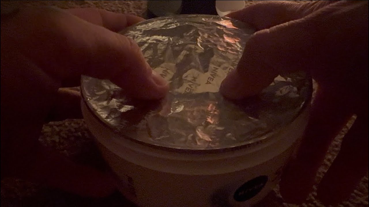 ASMR | Nivea foil tub crinkles | For sleep & relaxation | No talking 😴