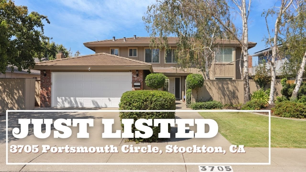 Lake Front Home for Sale: 3705 Portsmouth Circle - Stockton CA