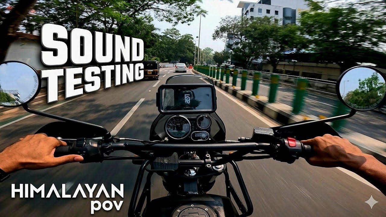 Testing the DJI Mic Mini & Telesin ND Filter | Himalayan 411 Raw Powerage exhaust note | 4K POV
