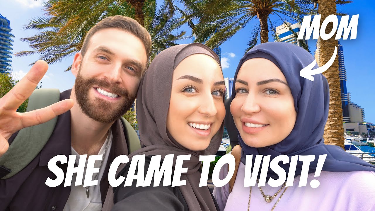 My mom came to visit us in Dubai! 🥺