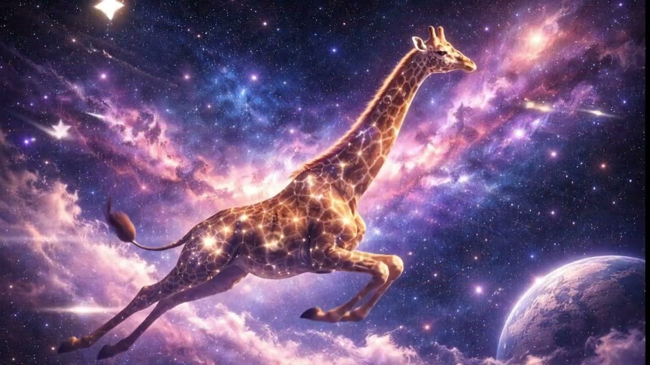 宇宙キリンと25分｜作業用BGM（1 Pomodoro） 🌌🦒