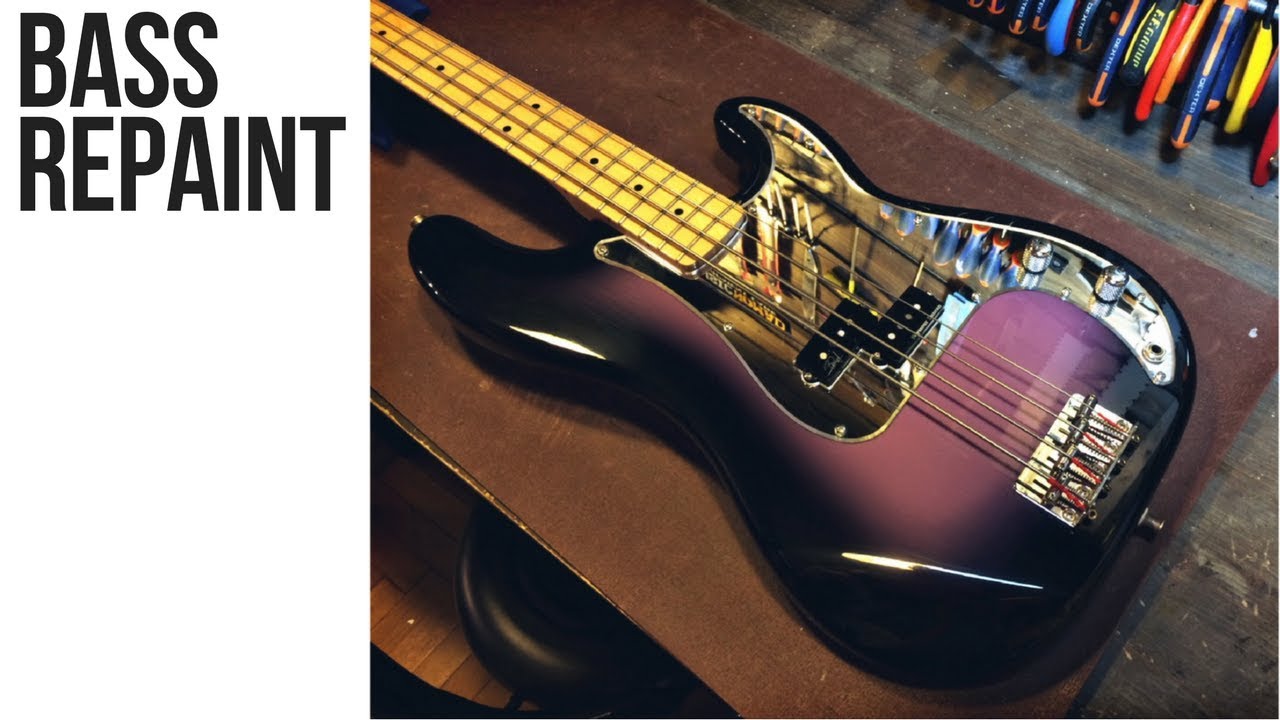 Bass Repaint | Haursen Guitar Workshop