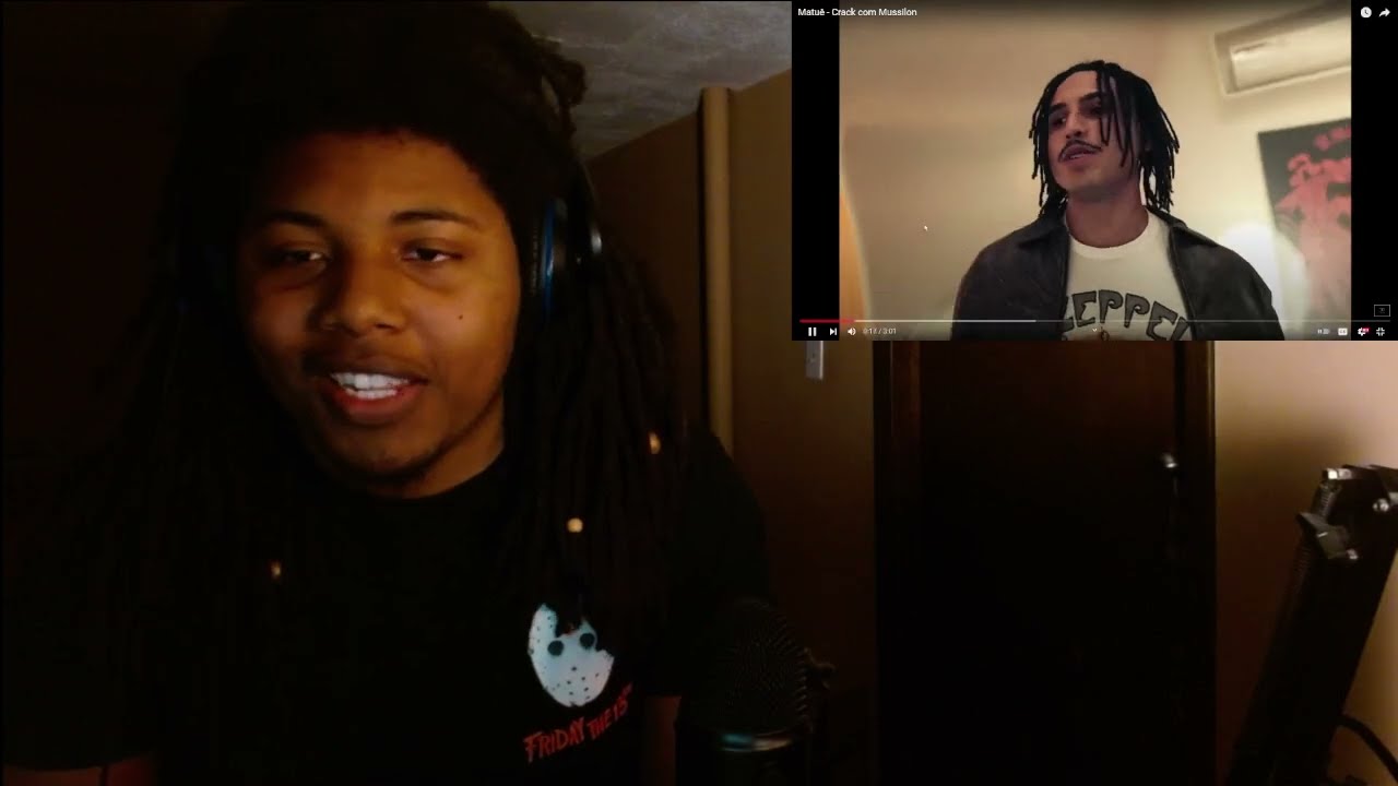 SpazzoReactz Reacts to Matuê - Crack com Mussilon
