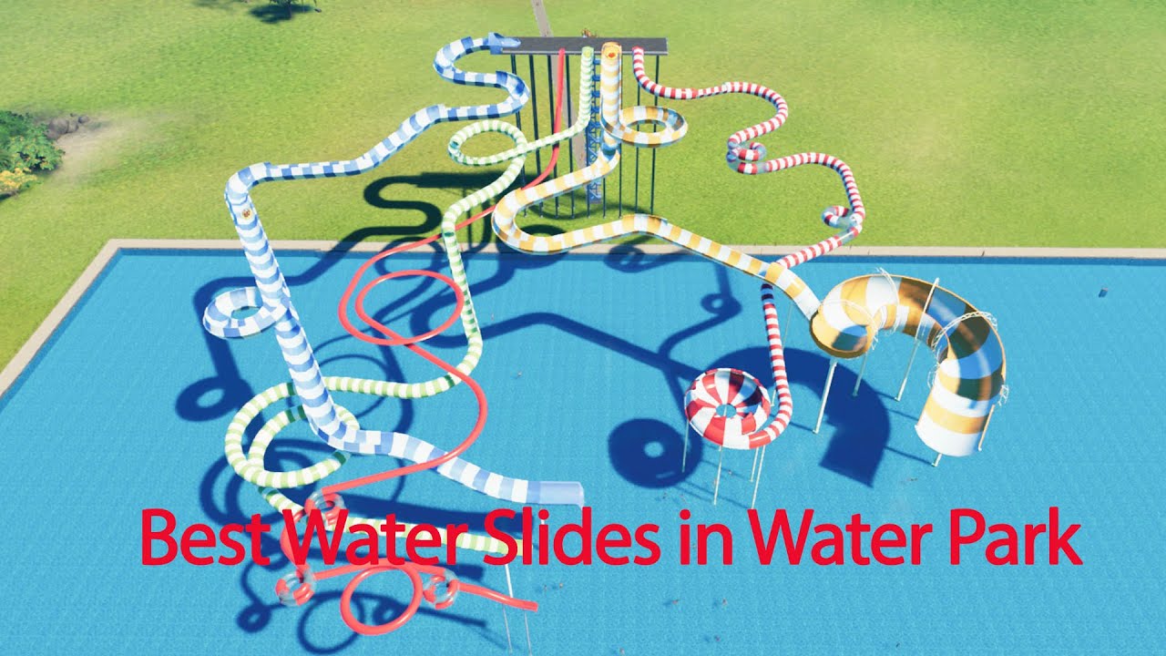 The best Water Slides at Water Park - Planet Coaster 2