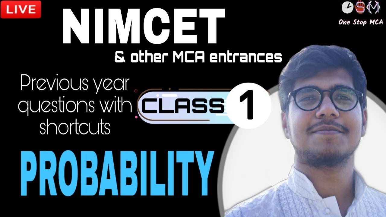 Probability for NIMCET 2022-2023 Class 1| Basics of Probability for NIMCET,DU,JNU,BHU,MHT CET