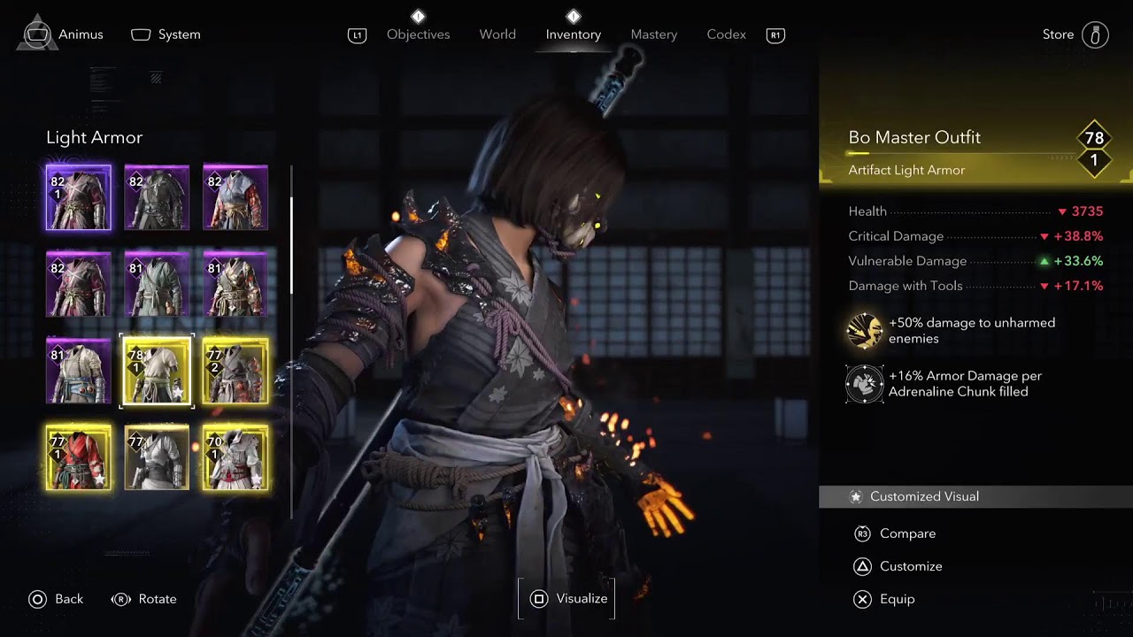 AC Shadows Gamepley expert diff