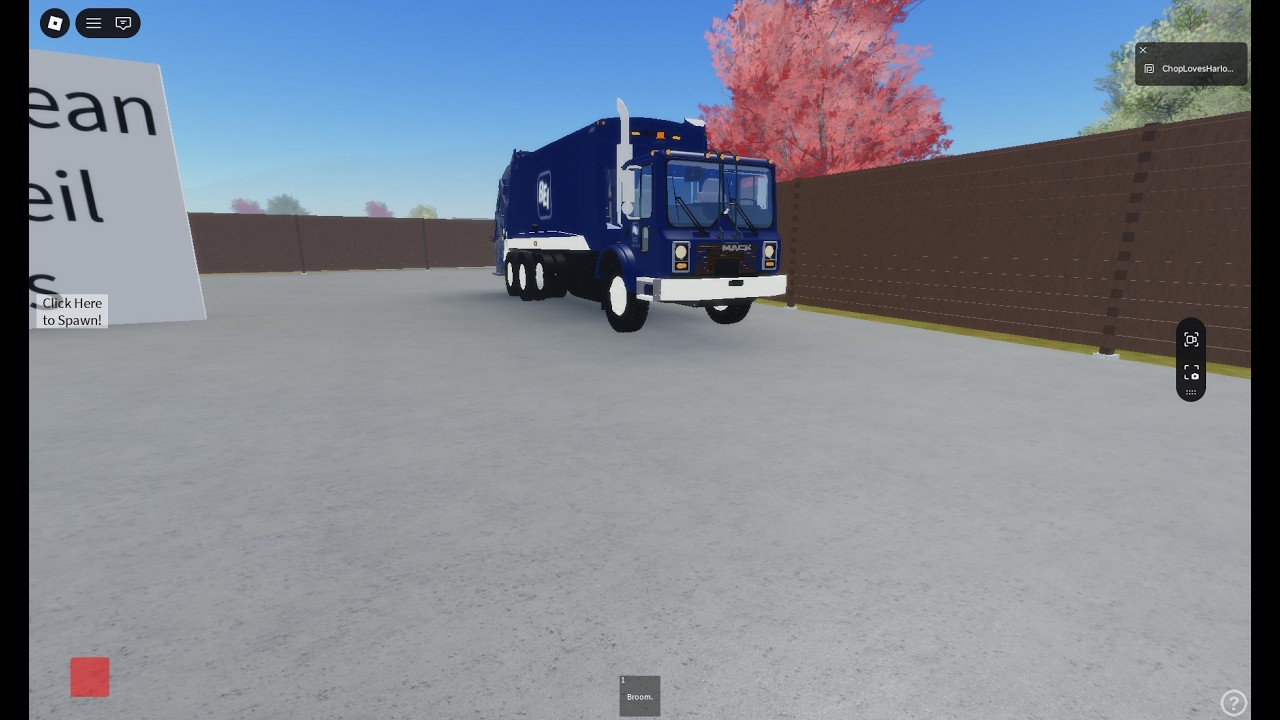 ROBLOX GARBAGE TRUCKS BFI MACK MR MCNEILUS REAR LOADER RUNNING A RECYCLE ROUTE.
