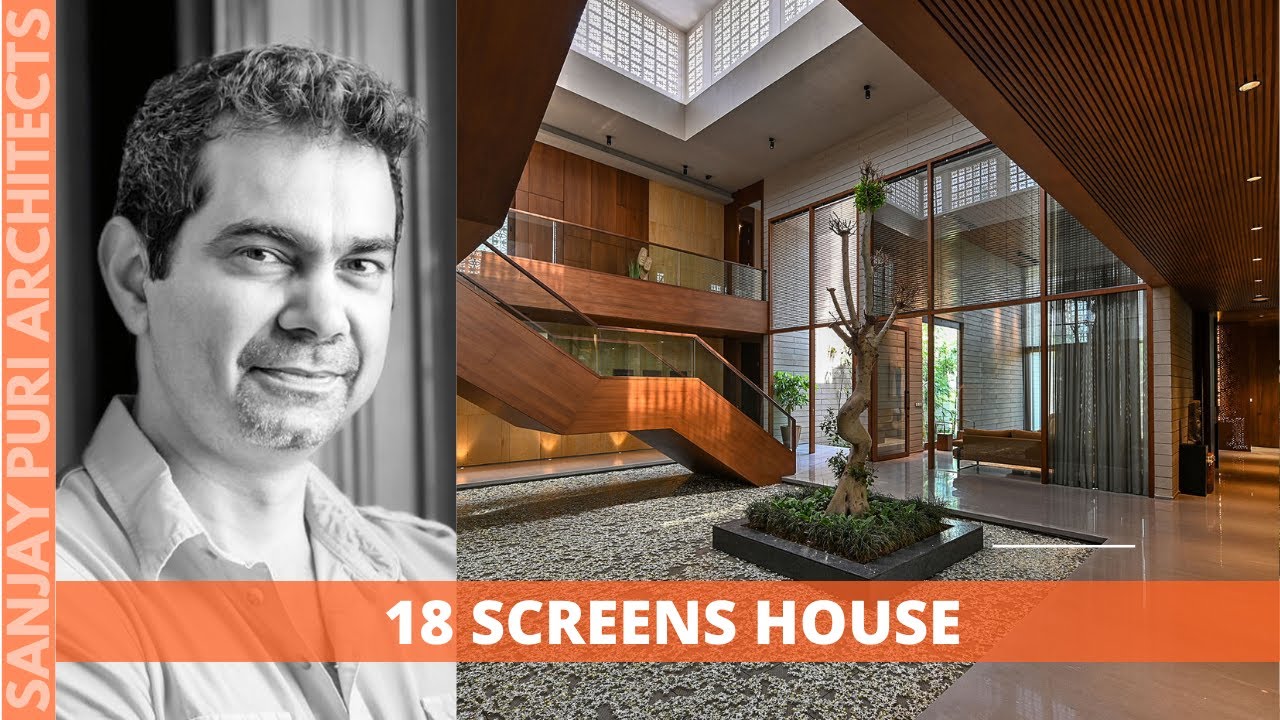 House in Lucknow | 18 Screens House | Sanjay Puri Architects